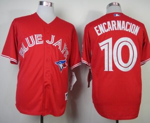 mlb jerseys toronto blue jays #10 encarnacion RED 2014 new