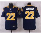 Nike NFL st. louis rams #22 johnson blue jerseys[Elite]