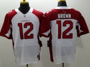 Nike Arizona Cardinals #12 John Brown White Jerseys(Elite)