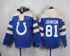 Nike Indianapolis Colts #81 Andre Johnson Royal Blue Player Pullover NFL Hoodie