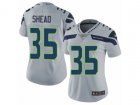 Women Nike Seattle Seahawks #35 DeShawn Shead Vapor Untouchable Limited Grey Alternate NFL Jersey