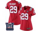 Womens Nike New England Patriots #29 LeGarrette Blount Red Alternate Super Bowl LI Champions NFL Jersey