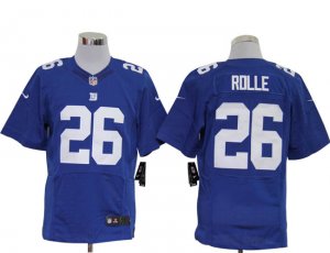 Nike nfl New York Giants #26 Antrel Rolle blue elite jersey