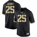 Army Black Knights 25 Connor Slomka Black College Football Jersey