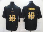 Mens New Orleans Saints #13 Michael Thomas Black 2020 Shadow Logo
