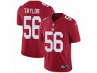 Mens Nike New York Giants #56 Lawrence Taylor Vapor Untouchable Limited Red Alternate NFL Jersey