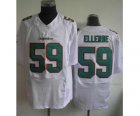 Nike jerseys miami dolphins #59 ellerbe white[Elite]