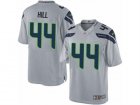 Mens Nike Seattle Seahawks #44 Delano Hill Limited Grey Alternate NFL Jersey