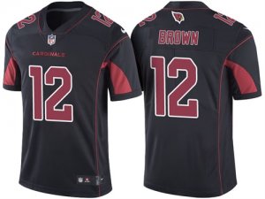 Arizona Cardinals #12 John Brown Black Color Rush Limited Jersey