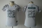 women nfl Green Bay Packers #21 woodson zebra field flirt fashion white[zebra]