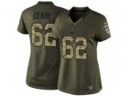 Women Nike Indianapolis Colts #62 Le'Raven Clark Limited Green Salute to Service NFL Jersey