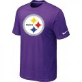 Nike Pittsburgh Steelers Sideline Legend Authentic Logo T-Shirt Purple