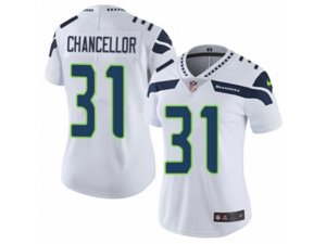 Women Nike Seattle Seahawks #31 Kam Chancellor Vapor Untouchable Limited White NFL Jersey