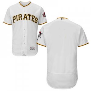 2016 Men Pittsburgh Pirates Majestic White Flexbase Authentic Collection Team Jersey