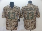 Nike Raiders #13 Odell Beckham Jr Camo Salute to Service Limited Jersey