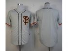 MLB San Francisco Giants Blank Grey Cool Base Jersey(2012 SF Style)