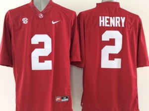 Ncaa Alabama Crimson Tide #2 Henry red jerseys