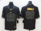 Nike Rams #99 Aaron Donald Black Gold Vapor Untouchable Limited Jersey