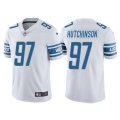Nike Lions #97 Aidan Hutchinson White 2022 NFL Draft Vapor Untouchable Limited