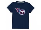 nike tennessee titans sideline legend authentic logo youth T-Shirt dk.blue