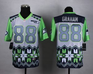 Nike Seattle Seahawks #88 Jimmy Graham jerseys(Style Noble Fashion Elite)