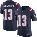 Nike Patriots #13 Phillip Dorsett Navy Color Rush Limited Jersey