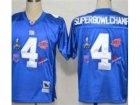 NFL New York Giants #4 Superbowl Champs Blue Jerseys