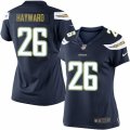 Womens Nike San Diego Chargers #26 Casey Hayward Limited Navy Blue Team Color NFL Jersey
