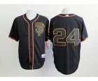 MLB san francisco giants #24 mays black[sf style] jerseys