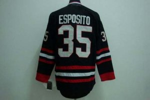 nhl chicago blackhawks #35 esposito black[3rd]