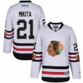 Youth Reebok Chicago Blackhawks #21 Stan Mikita Authentic White 2017 Winter Classic NHL Jersey