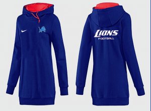 Women Detroit Lions Logo Pullover Hoodie-112