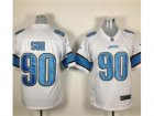 Nike nfl Detroit Lions #90 Ndamukong Suh White Game Jerseys