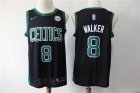 Celtics #8 Kemba Walker Black Nike Swingman Jersey