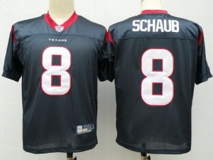 nfl houston texans #8 schaub blue