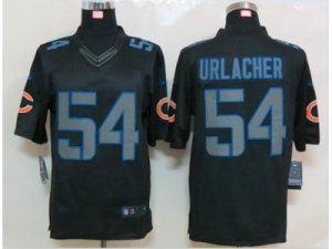 Nike NFL Chicago Bears #54 Brian Urlacher black jerseys(Impact Limited)