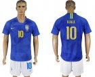 Brazil 10 KAKA Away 2018 FIFA World Cup Soccer Jersey