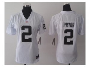 Nike women jerseys oakland raiders #2 pryor white