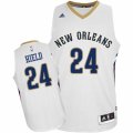 Mens Adidas New Orleans Pelicans #24 Buddy Hield Authentic White Home NBA Jersey