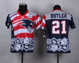 2015 Super Bowl XLIX Youth Nike New England Patriots #21 butler Jerseys(Style Noble Fashion)