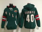 NHL Minnesota wild #40 Devan Dubnyk Green jerseys (pullover hooded sweatshirt)