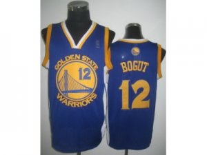 NBA Golden State Warriors #12 Andrew Bogut Blue Jerseys(Revolution 30)