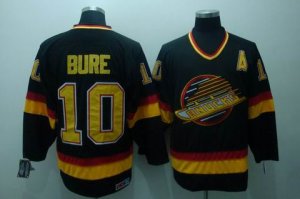 nhl vancouver canucks #10 bure black[ccm]