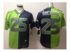 Nike jerseys seattle seahawks #25 sherman blue-green[Elite split]