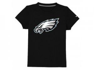 nike philadelphia eagles authentic logo youth T-Shirt black