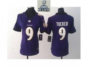 2013 Super Bowl XLVII women Nike NFL baltimore ravens #9 steve mcnair purple jerseys