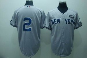 mlb ny yankees #2 jeter grey[gms â€œthe bossâ€]