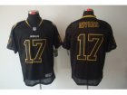 Nike NFL San Diego Chargers #17 Philip Rivers Black Jerseys[Lights Out Elite]