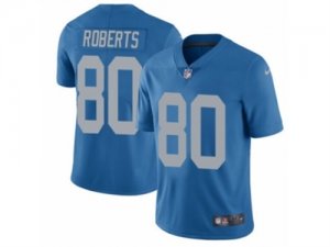 Mens Nike Detroit Lions #80 Michael Roberts Limited Blue Alternate NFL Jersey