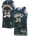 Bucks #34 Giannis Antetokounmpo Green Nike Select Series MVP Swingman Jersey